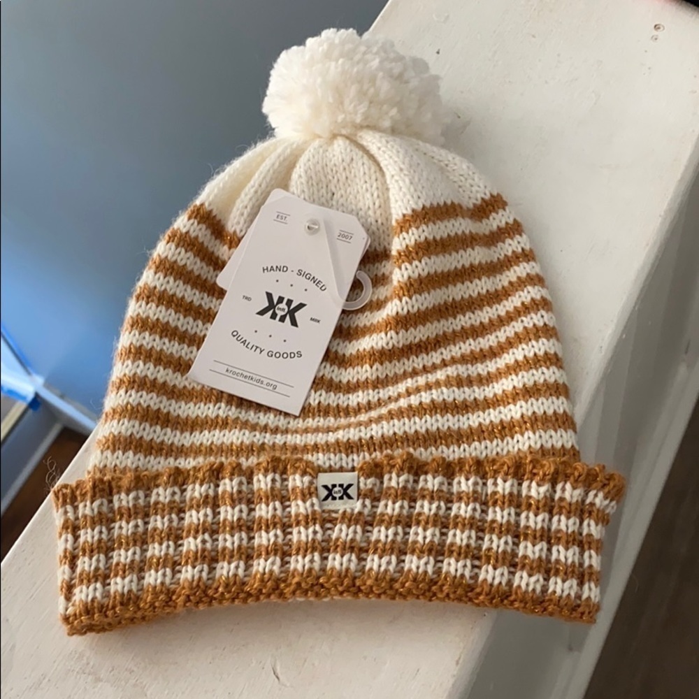 Krochet Kids “The Becks” Pom Pom Beanie/Toboggan